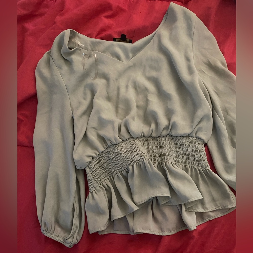 Light green blouse